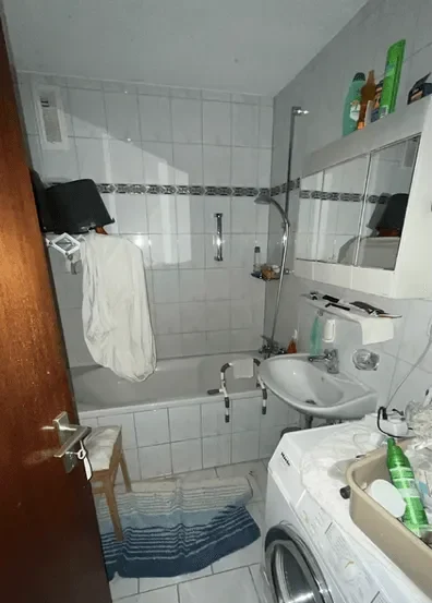 Bad vor der Renovierung