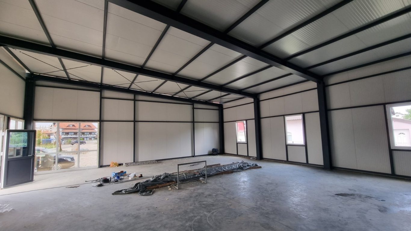 Hallenanbau (Unterkonstruktion)