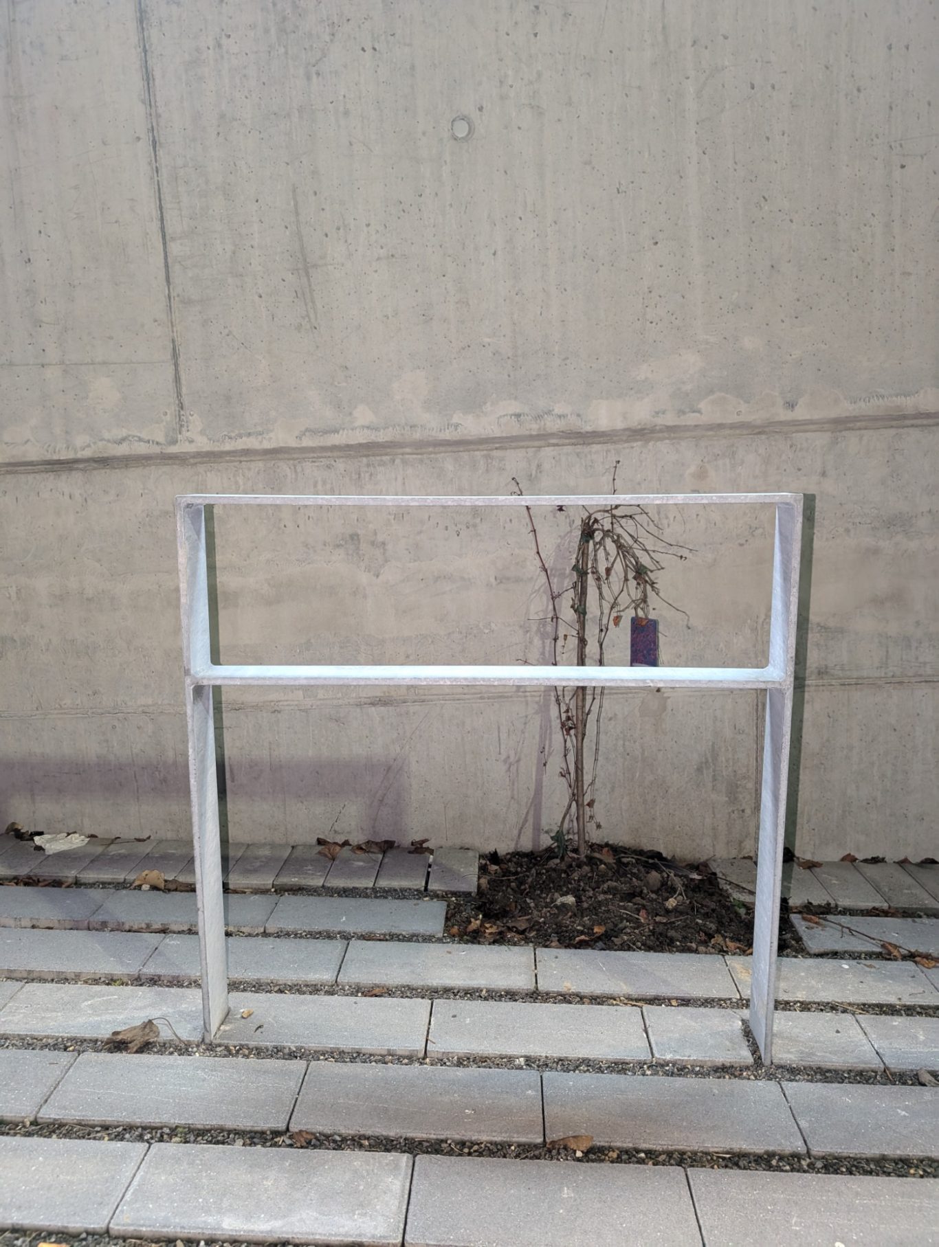 Fahrradanlehnbügel Stahl feuerverzinkt